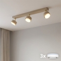 Brilagi - LED RGB+CCT prigušivo spot svjetlo MONO 3xGX53/14W/230V 2700-6500K Wi-Fi Tuya bež