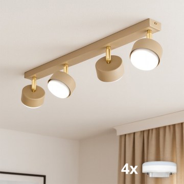 Brilagi - LED RGB+CCT prigušivo spot svjetlo MONO 4xGX53/14W/230V 2700-6500K Wi-Fi Tuya bež