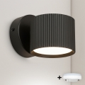Brilagi - LED RGB+CCT prigušivo zidno reflektorsko svjetlo STRIPY 1xGX53/14W/230V 2700-6500K Wi-Fi Tuya crna