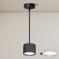 Brilagi - LED RGB+CCT s mogućnošću prigušivanja, viseći luster na sajli STRIPY 1xGX53/14W/230V 2700-6500K Wi-Fi Tuya crna