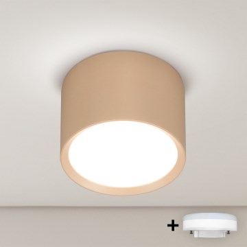 BRILAGI - LED RGB+CCT ugradna spot svjetiljka s mogućnošću prigušivanja SMOOTH 1xGX53/14W/230V 60x82 mm 2700-6500K Wi-Fi Tuya bež