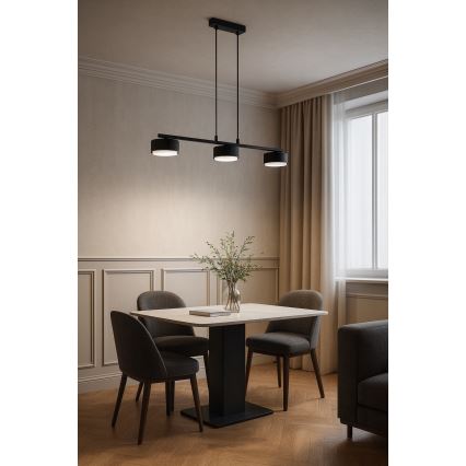 Brilagi - LED RGB+CCT prigušiv luster na sajli MONO 3xGX53/14W/230V 2700-6500K Wi-Fi Tuya crni