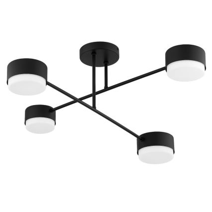 Brilagi - LED RGB+CCT prigušivi prislonjeni stropni luster MONO 4xGX53/14W/230V 2700-6500K Wi-Fi Tuya crna