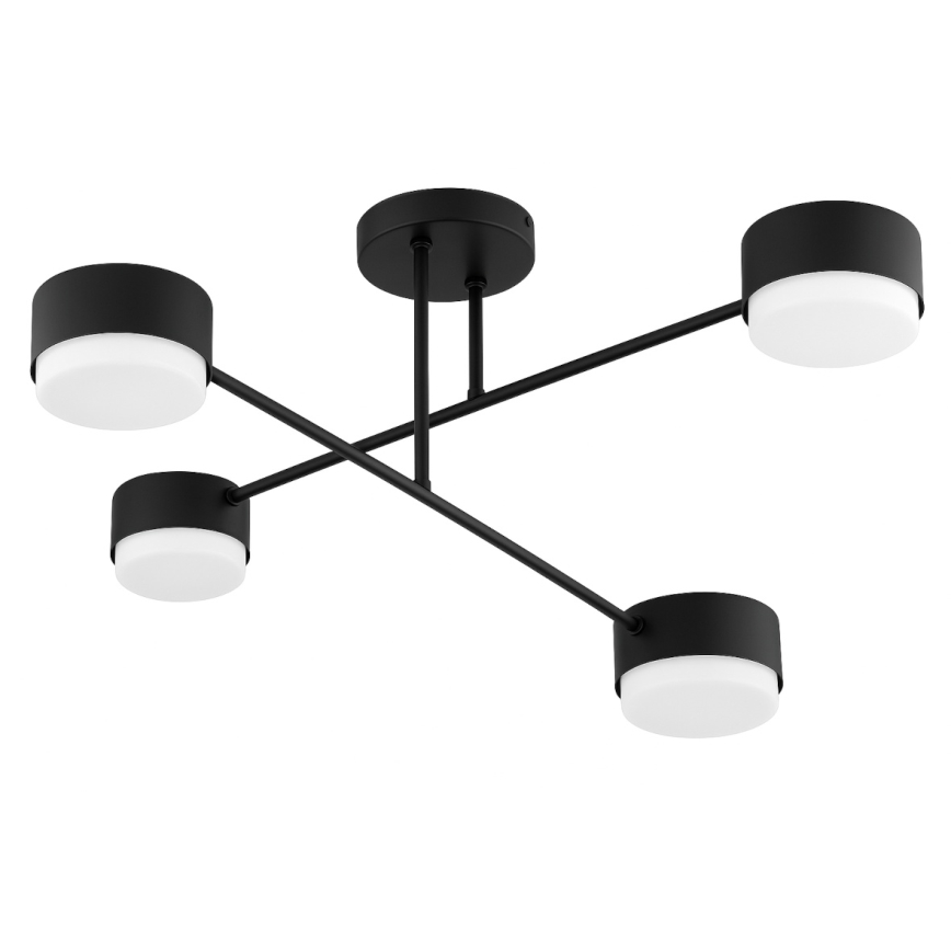Brilagi - LED RGB+CCT prigušivi prislonjeni stropni luster MONO 4xGX53/14W/230V 2700-6500K Wi-Fi Tuya crna