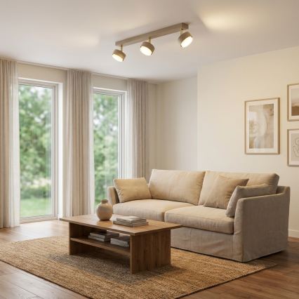 Brilagi - LED RGB+CCT prigušivo spot svjetlo MONO 3xGX53/14W/230V 2700-6500K Wi-Fi Tuya bež