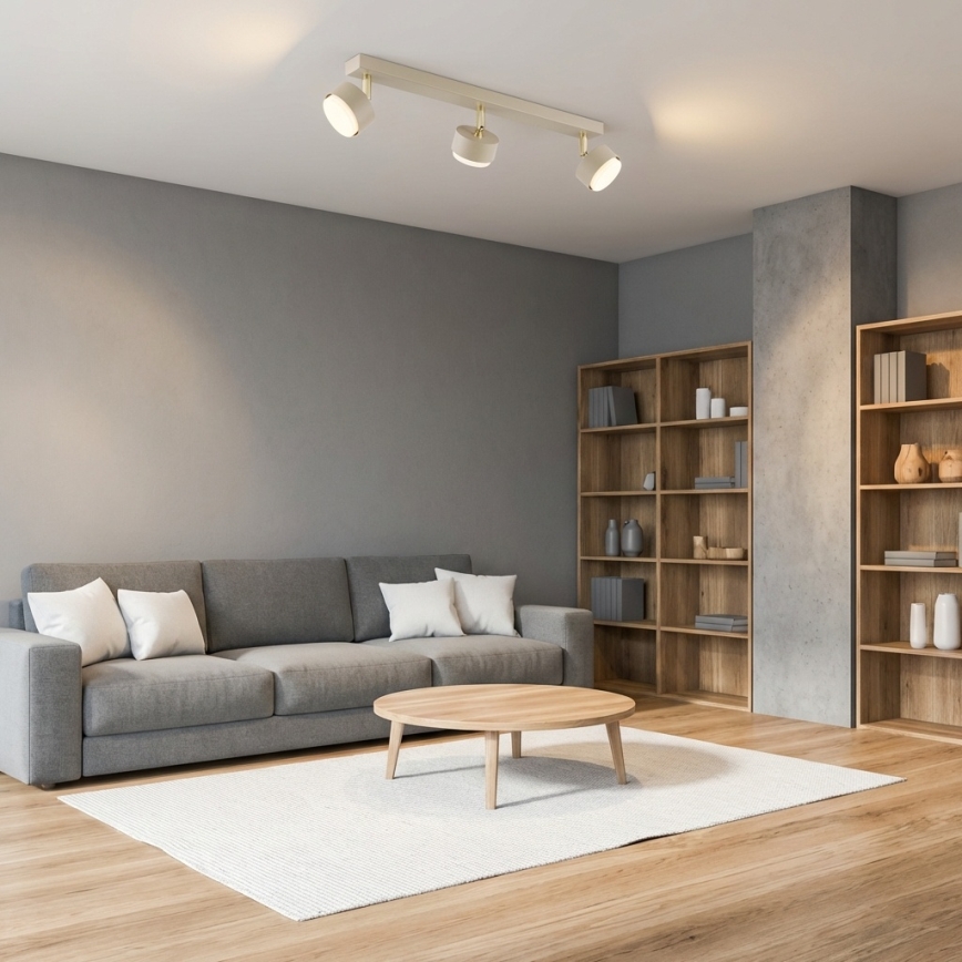 Brilagi - LED RGB+CCT prigušivo spot svjetlo MONO 3xGX53/14W/230V 2700-6500K Wi-Fi Tuya bež