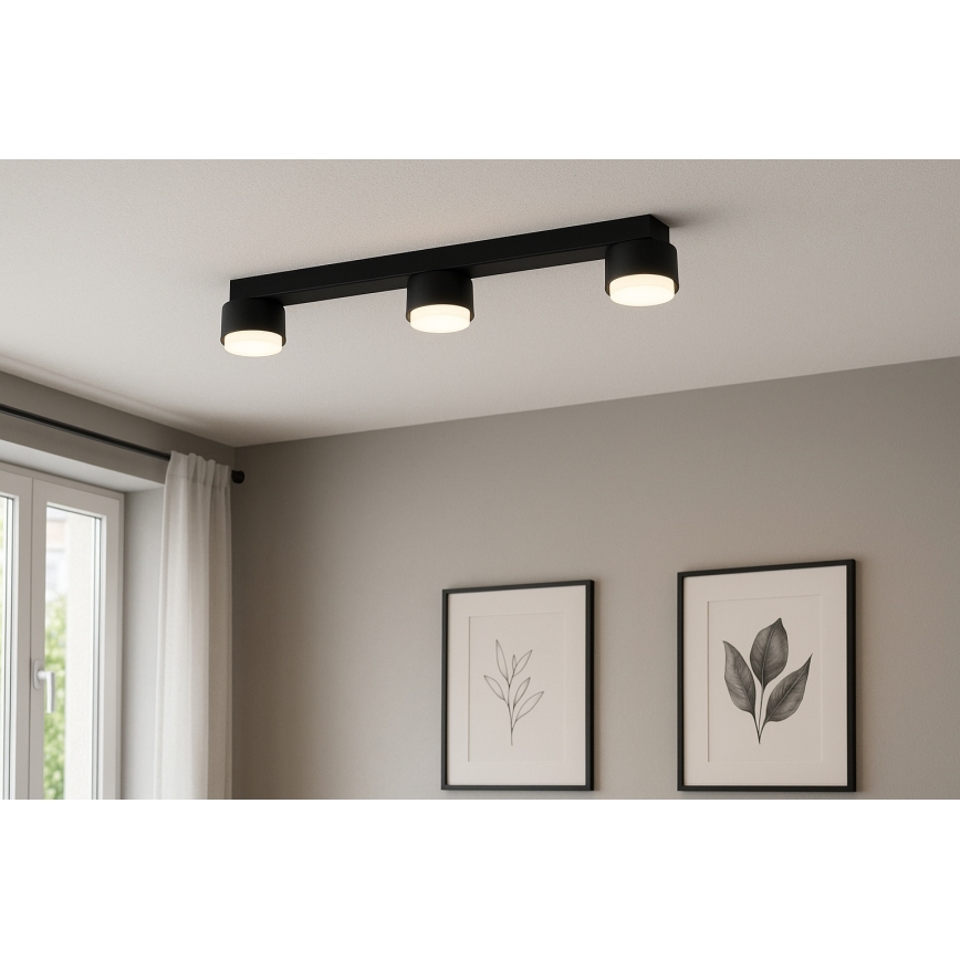 Brilagi - LED RGB+CCT prigušivo spot svjetlo MONO 3xGX53/14W/230V 2700-6500K Wi-Fi Tuya crno