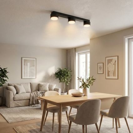 Brilagi - LED RGB+CCT prigušivo spot svjetlo MONO 3xGX53/14W/230V 2700-6500K Wi-Fi Tuya crno