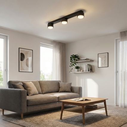 Brilagi - LED RGB+CCT prigušivo spot svjetlo MONO 3xGX53/14W/230V 2700-6500K Wi-Fi Tuya crno