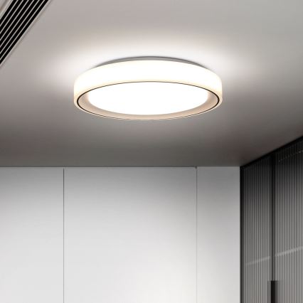 Brilagi - LED RGB stropna svjetiljka FLOCO s mogućnošću prigušivanja LED/30W/230V Ø 39,5 cm 3000-6500K Wi-Fi Tuya + LED/6W + daljinski upravljač