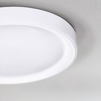 Brilagi - LED RGB stropna svjetiljka FLOCO s mogućnošću prigušivanja LED/30W/230V Ø 39,5 cm 3000-6500K Wi-Fi Tuya + LED/6W + daljinski upravljač