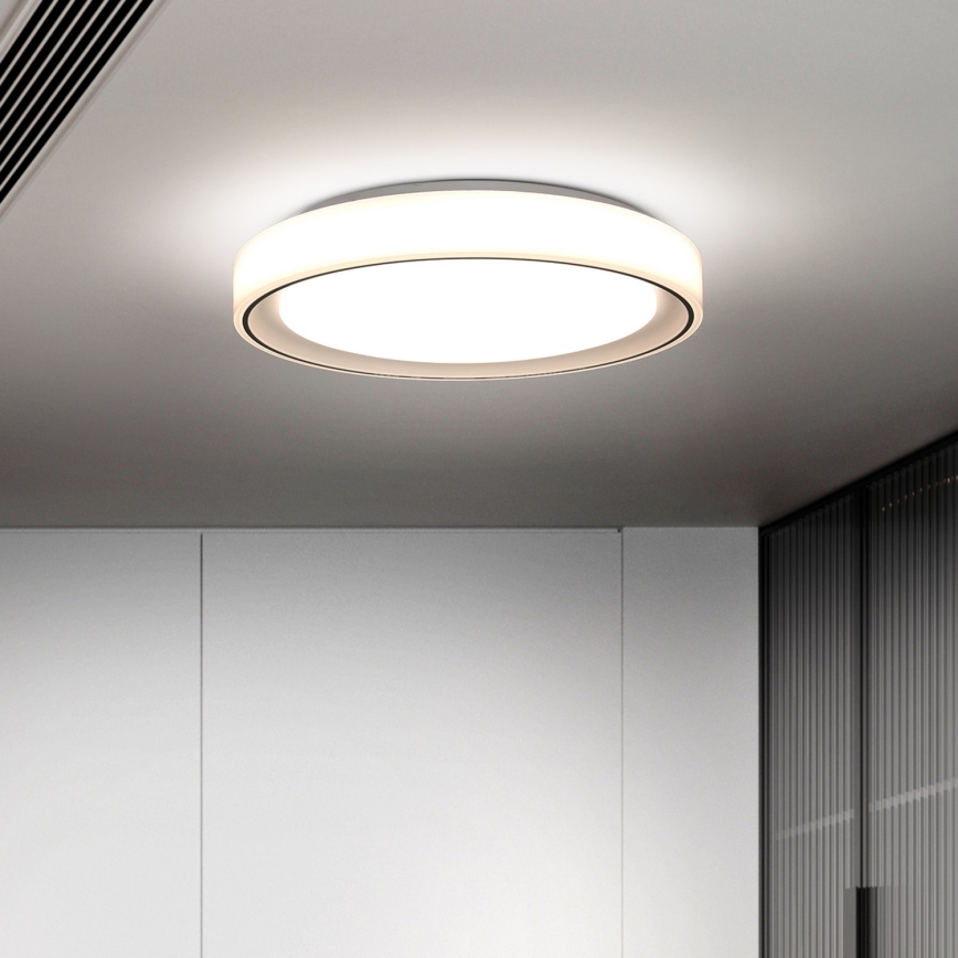 Brilagi - LED RGB Prigušiva stropna svjetiljka FLOCO LED/30W/230V 3000-6500K Wi-Fi Tuya + LED/6W + daljinski upravljač