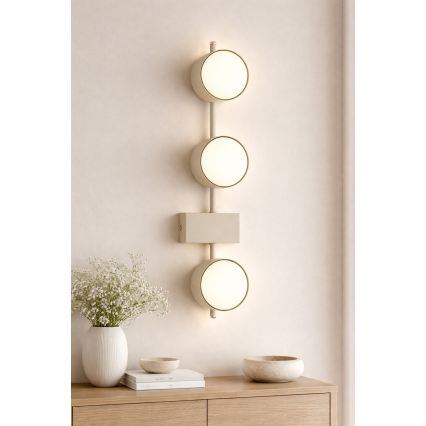 Brilagi - LED RGB+CCT Prigušivo točkasto svjetlo MONO 3xGX53/14W/230V 2700-6500K Wi-Fi Tuya bež