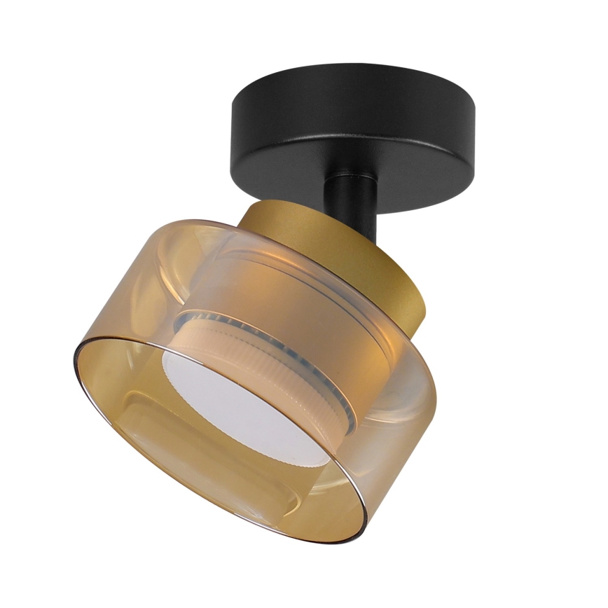 Brilagi - LED RGB+CCT Prigušivo reflektorsko svjetlo AURA LUX 1xGX53/14W/230V 2700-6500K Wi-Fi Tuya crno/zlatno