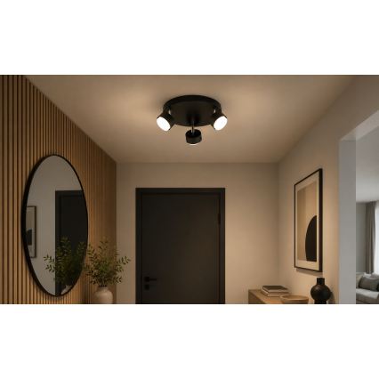 Brilagi - LED RGB+CCT prigušivo ugradno reflektorsko svjetlo MONO 3xGX53/14W/230V 2700-6500K Wi-Fi Tuya crna