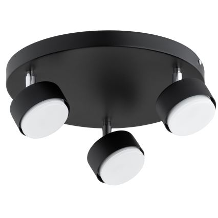 Brilagi - LED RGB+CCT prigušivo ugradno reflektorsko svjetlo MONO 3xGX53/14W/230V 2700-6500K Wi-Fi Tuya crna