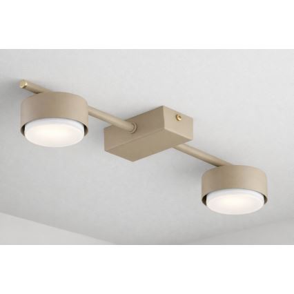 Brilagi - LED RGB+CCT prigušiva spot svjetiljka MONO 2xGX53/14W/230V 2700-6500K Wi-Fi Tuya bež
