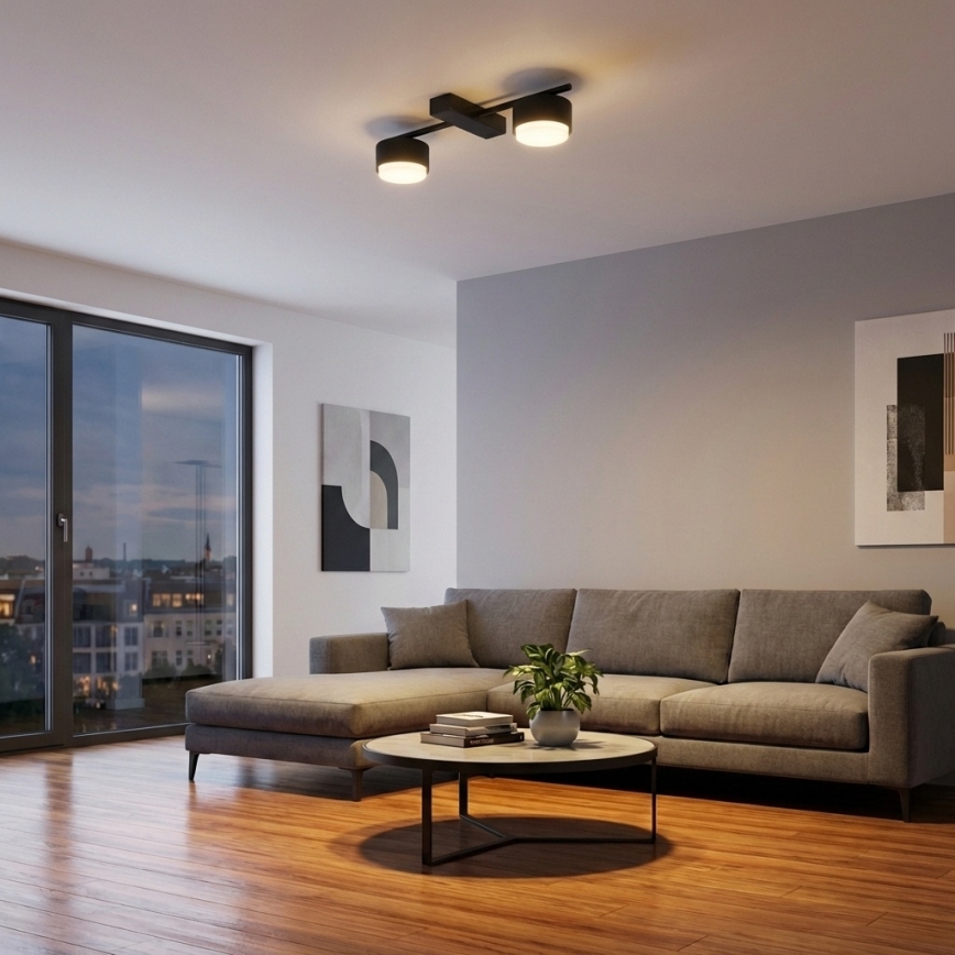 Brilagi - LED RGB+CCT točkasta svjetiljka MONO s mogućnošću prigušivanja 2xGX53/14W/230V 2700-6500K Wi-Fi Tuya crna
