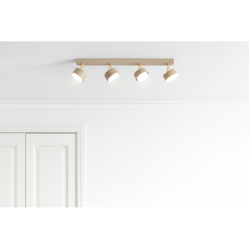 Brilagi - LED RGB+CCT prigušivo spot svjetlo MONO 4xGX53/14W/230V 2700-6500K Wi-Fi Tuya bež