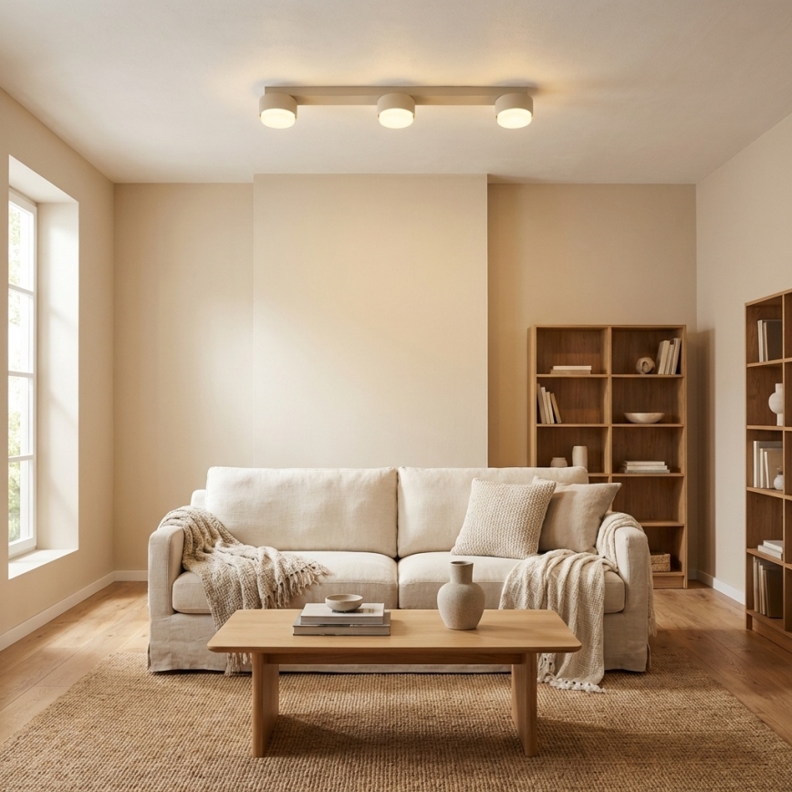 Brilagi - LED RGB+CCT prigušivo ugradno svjetlo MONO 3xGX53/14W/230V 2700-6500K Wi-Fi Tuya bež