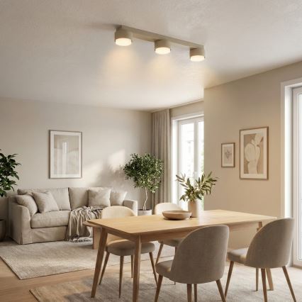 Brilagi - LED RGB+CCT prigušivo ugradno svjetlo MONO 3xGX53/14W/230V 2700-6500K Wi-Fi Tuya bež