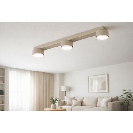 Brilagi - LED RGB+CCT prigušivo ugradno svjetlo MONO 3xGX53/14W/230V 2700-6500K Wi-Fi Tuya bež