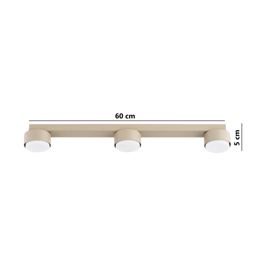 Brilagi - LED RGB+CCT prigušivo ugradno svjetlo MONO 3xGX53/14W/230V 2700-6500K Wi-Fi Tuya bež