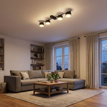 Brilagi - LED RGB+CCT prigušivo spot svjetlo MONO 4xGX53/14W/230V 2700-6500K Wi-Fi Tuya crna