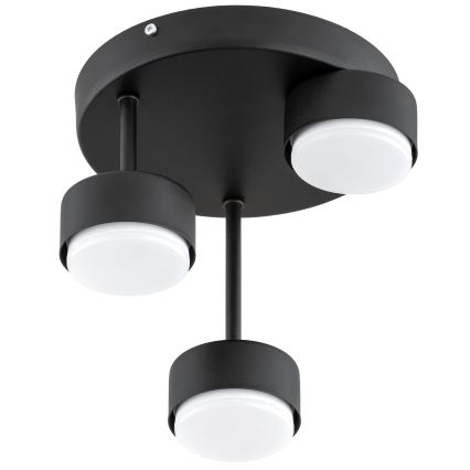 Brilagi - LED RGB+CCT prigušivi nadgradni luster MONO 3xGX53/14W/230V 2700-6500K Wi-Fi Tuya crna
