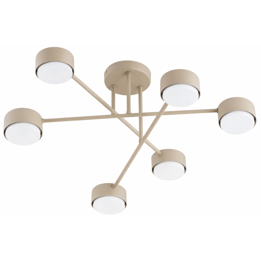 Brilagi - LED RGB+CCT površinski montirani stropni luster s prigušivanjem MONO 6xGX53/14W/230V 2700-6500K Wi-Fi Tuya crna