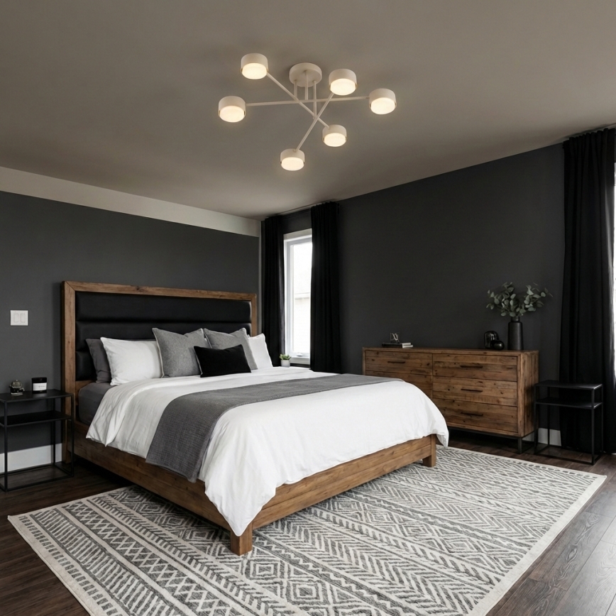 Brilagi - LED RGB+CCT površinski montirani stropni luster s prigušivanjem MONO 6xGX53/14W/230V 2700-6500K Wi-Fi Tuya crna