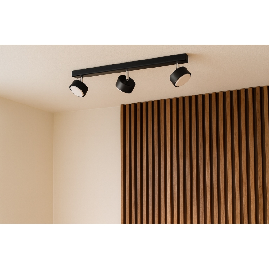 Brilagi - LED RGB+CCT prigušiva ugradna spot svjetiljka MONO 3xGX53/14W/230V 2700-6500K Wi-Fi Tuya crna