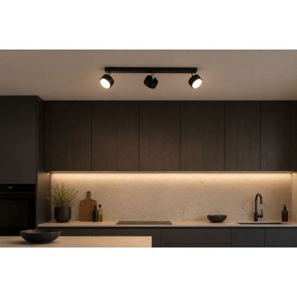 Brilagi - LED RGB+CCT prigušiva ugradna spot svjetiljka MONO 3xGX53/14W/230V 2700-6500K Wi-Fi Tuya crna