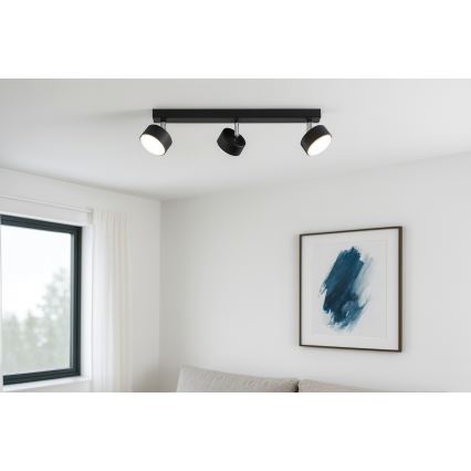 Brilagi - LED RGB+CCT prigušiva ugradna spot svjetiljka MONO 3xGX53/14W/230V 2700-6500K Wi-Fi Tuya crna
