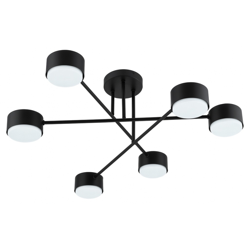 Brilagi - LED RGB+CCT prigušivi nadgradni luster MONO 6xGX53/14W/230V 2700-6500K Wi-Fi Tuya crni