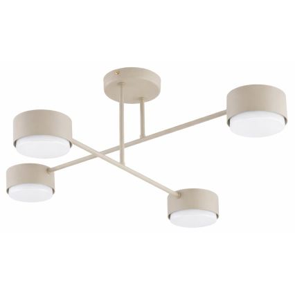 Brilagi - LED RGB+CCT s mogućnošću prigušivanja nadgradna stropna svjetiljka MONO 4xGX53/14W/230V 2700-6500K Wi-Fi Tuya crna
