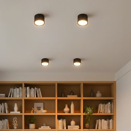 BRILAGI - LED RGB+CCT prigušivo točkasto svjetlo SMOOTH 1xGX53/14W/230V 60x82 mm 2700-6500K Wi-Fi Tuya crna