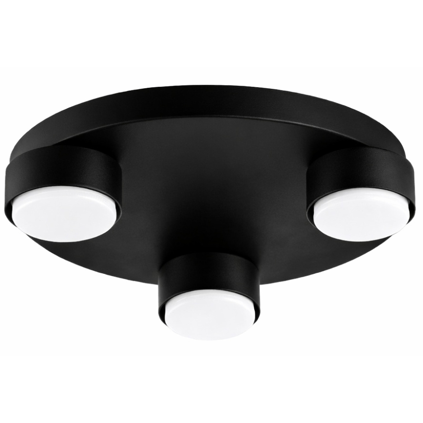 Brilagi - LED RGB+CCT prigušivo stropno svjetlo MONO 3xGX53/14W/230V 2700-6500K Wi-Fi Tuya Ø 30 cm crno