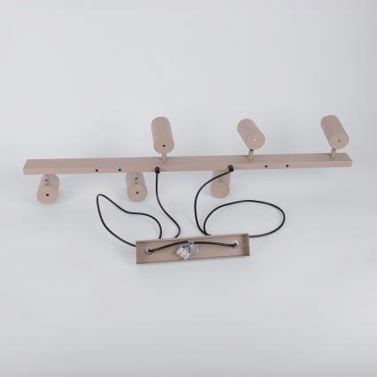 Brilagi - LED RGBW luster na užetu SELE, s mogućnošću prigušivanja 6xGU10/6,5W/230V 2700-6500K bež + daljinski upravljač