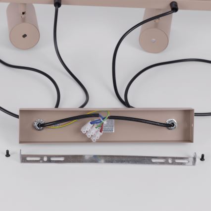 Brilagi - LED RGBW luster na užetu SELE, s mogućnošću prigušivanja 6xGU10/6,5W/230V 2700-6500K bež + daljinski upravljač