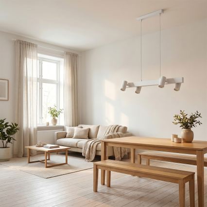 Brilagi - LED RGBW s mogućnošću prigušivanja, viseći luster na kabelu SELE 4xGU10/6,5W/230V 2700-6500K bijela