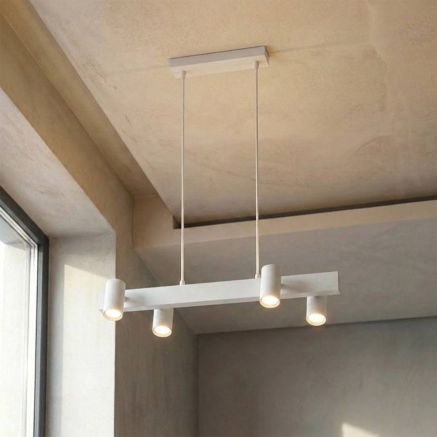 Brilagi - LED RGBW s mogućnošću prigušivanja, viseći luster na kabelu SELE 4xGU10/6,5W/230V 2700-6500K bijela