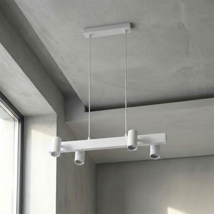 Brilagi - LED RGBW s mogućnošću prigušivanja, viseći luster na kabelu SELE 4xGU10/6,5W/230V 2700-6500K bijela