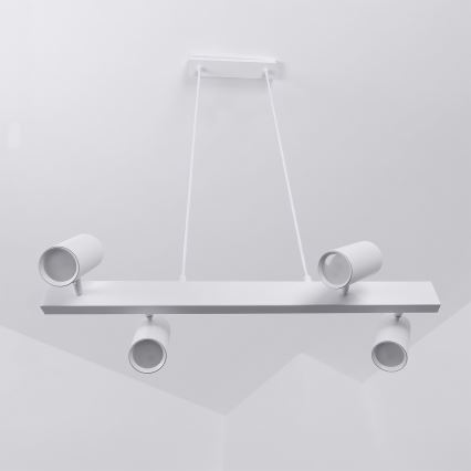 Brilagi - LED RGBW s mogućnošću prigušivanja, viseći luster na kabelu SELE 4xGU10/6,5W/230V 2700-6500K bijela