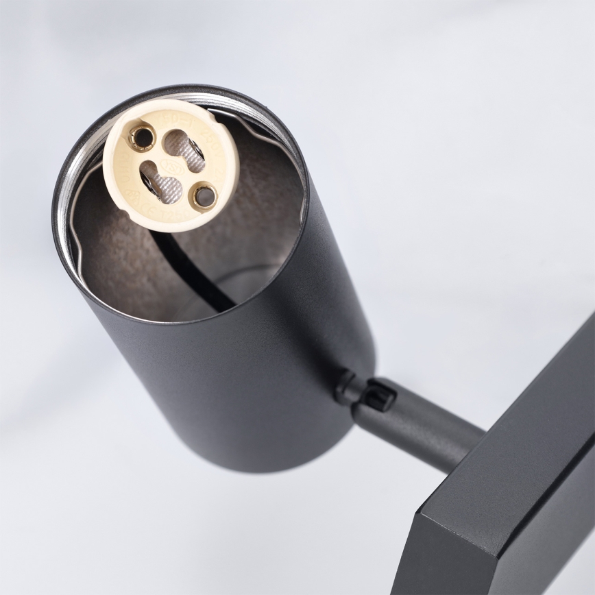 Brilagi - LED RGBW s mogućnošću prigušivanja, viseći luster na sajli SELE 4xGU10/6,5W/230V 2700-6500K crna