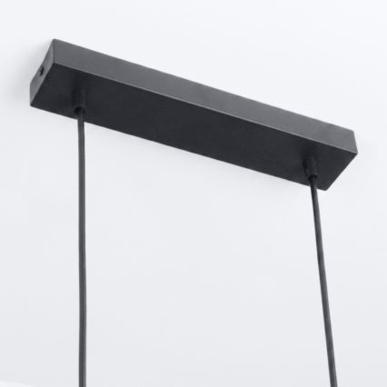 Brilagi - LED RGBW s mogućnošću prigušivanja, viseći luster na sajli SELE 4xGU10/6,5W/230V 2700-6500K crna