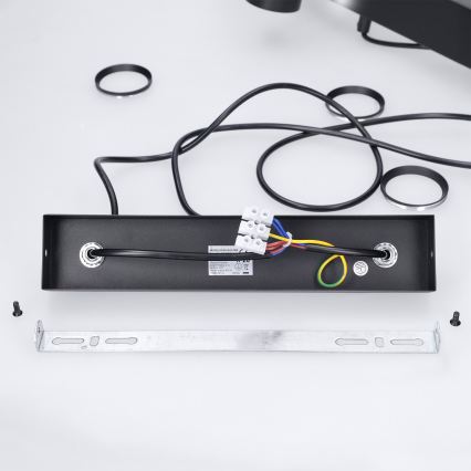 Brilagi - LED RGBW s mogućnošću prigušivanja, viseći luster na sajli SELE 4xGU10/6,5W/230V 2700-6500K crna