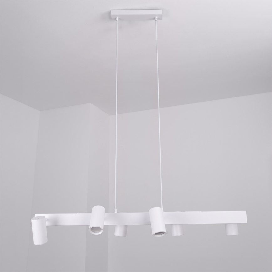 Brilagi - LED RGBW prigušivi luster na sajli SELE 6xGU10/6,5W/230V 2700-6500K bijela + daljinski upravljač
