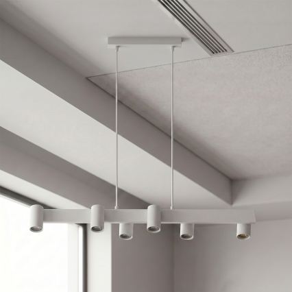 Brilagi - LED RGBW prigušivi luster na sajli SELE 6xGU10/6,5W/230V 2700-6500K bijela + daljinski upravljač