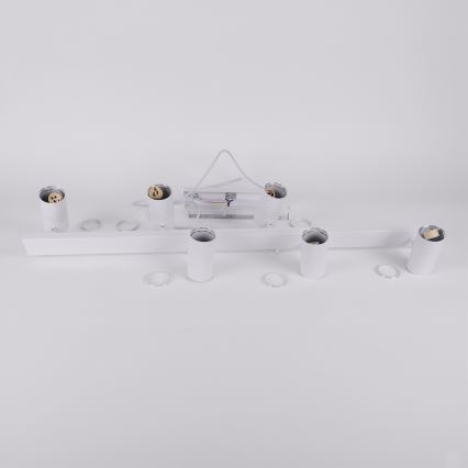 Brilagi - LED RGBW prigušivi luster na sajli SELE 6xGU10/6,5W/230V 2700-6500K bijela + daljinski upravljač